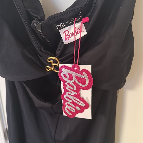 NWT Zara Special collection x BARBIE™ MATTEL LONG JUMPSUIT SZ L - Picture 11 of 12